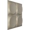 Ekena Millwork 19 5/8in. W x 19 5/8in. H Adonis EnduraWall Decorative 3D Wall Panel Covers 2.67 Sq. Ft. WP20X20ADCSV - alternate 2